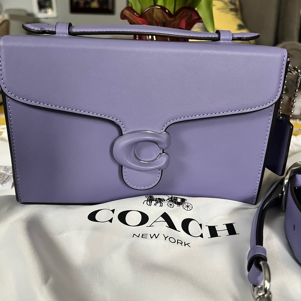 Coach Tabby Box Bag, Purple